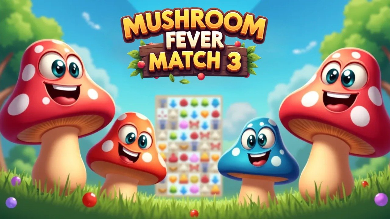 Match 3 de Fièvre de Champignon - crazygames