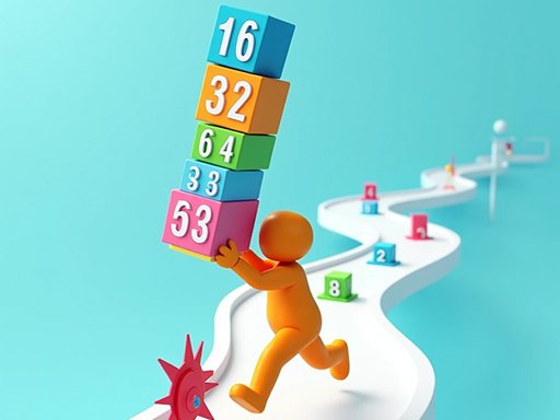 Empilement de cubes 2048 - crazygames