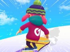 Snowboard Game Party en français : Fête de Jeu de Snowboard - crazygames
