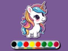 Défi de Coloriage de Licorne - crazygames