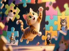 Puzzle drôle : Les chats - crazygames