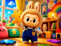 Labubu Puzzle de Découpage Temps - crazygames,crazy games,free games,h5 game, free play,free crazy games