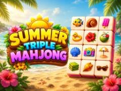 Triple Mahjong d\'\'été - crazygames
