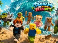 Tsunami Pour Échapper aux Brainrots - crazygames