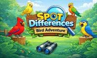 Repérez les différences : Aventure des oiseaux - crazygames,crazy games,free games,h5 game, free play,free crazy games