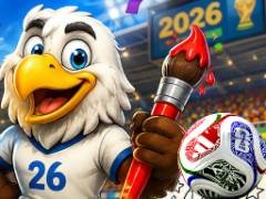 Coloriage Coupe du Monde 2026 - crazygames