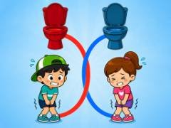 Jeu de toilette à la hâte - crazygames