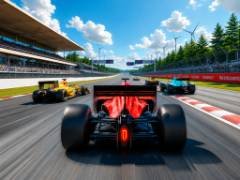 Course de Formule sur circuit - crazygames