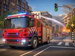 Simulateur de sauvetage avec camion de pompiers - crazygames