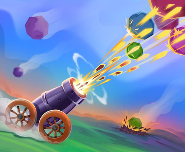 Explosion de Rochers - crazygames