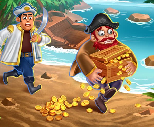 Pillage de Pirate ! Aye ! Aye ! - crazygames
